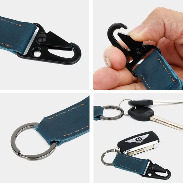 EDC Porte-clés de voiture Mousqueton militaire Boucle de bouche d'aigle 4