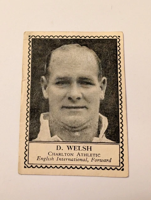 BARRATT & CO 1947/1948 Famous Footballers Non Descriptive D Welsh ...