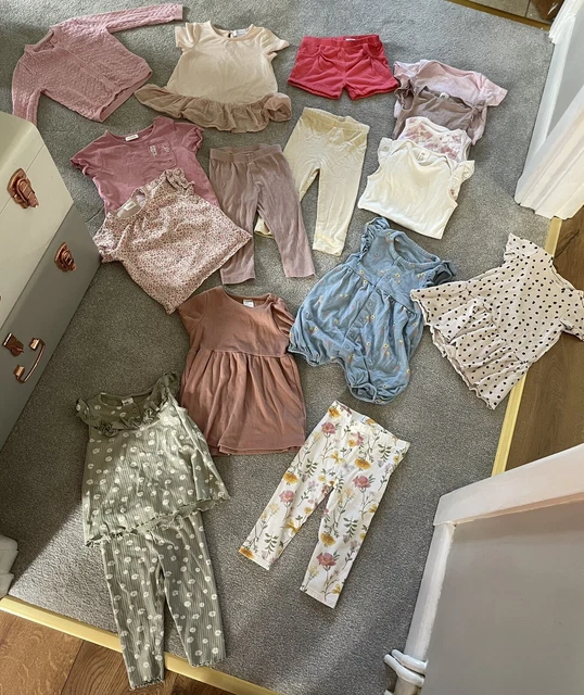 Pacchetto vestiti estivi bambina 9-12 mesi Next H&M