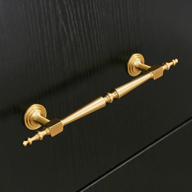 Brass Wardrobe Door Knob Cupboard Drawer Pull Furniture Dresser Cabinet Handle
