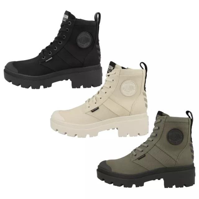 Palladium Pallabase Hi Army Stivaletti Donna Stivali Invernali Winterboots