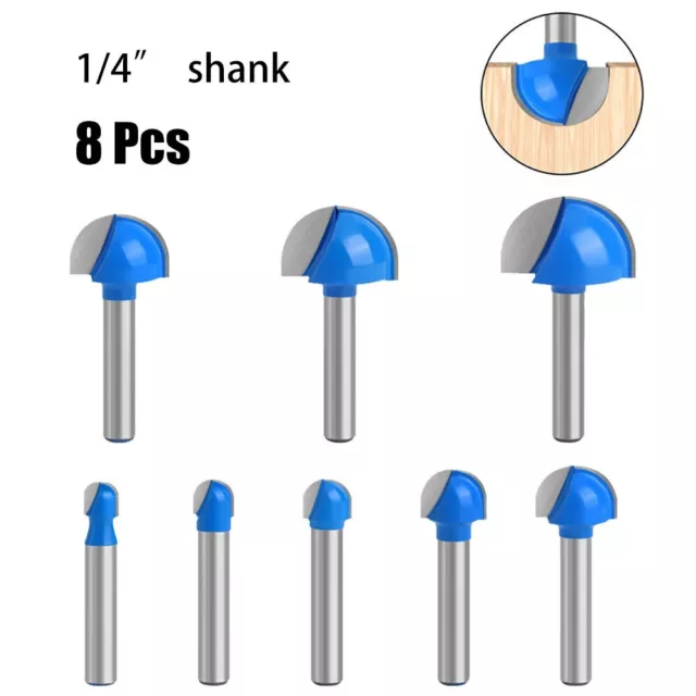 Practical Router Bit 1/4 Shank 6.25MM Shank Cutters Hook & Shear Angles