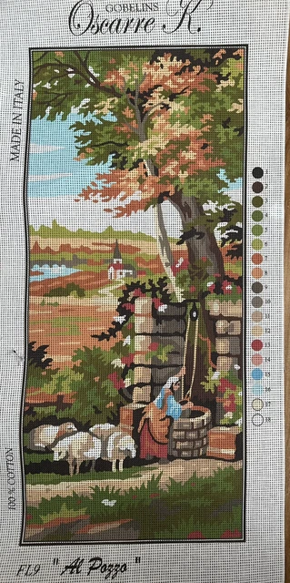 Duende tapiz con aguja 30x60 solo lona loca