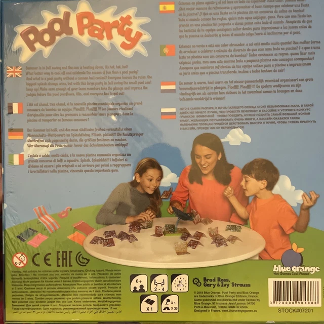 POOL PARTY BOARD Game By Blue Orange New And Sealed £14.88 PicClick UK