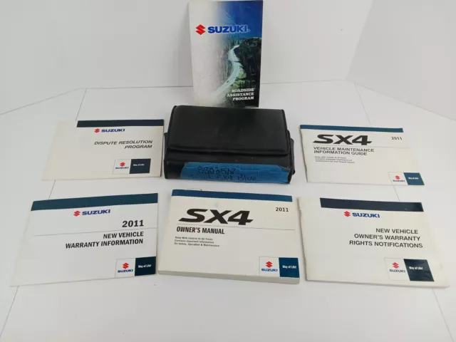 2011 Suzuki SX4 Owners Manual OEM