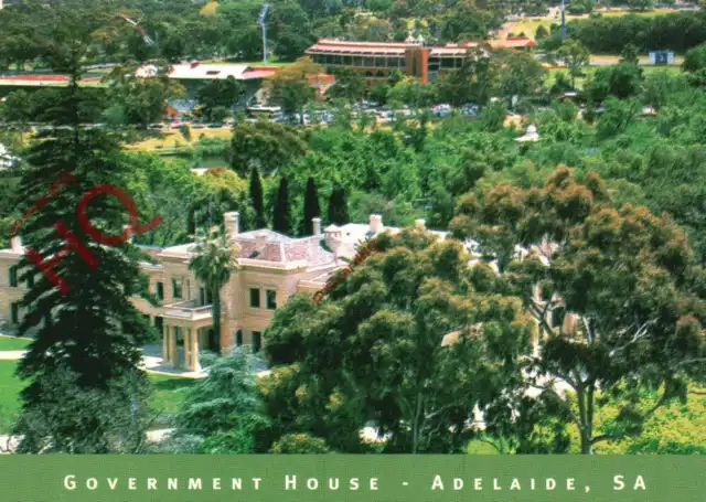 Picture Postcard::Adelaide, Government House, With Adelaide Oval