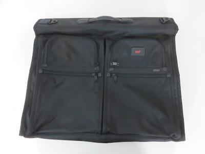 Tumi Garment Bag Black Ballistic Nylon Bi-Fold Carry-On Suit 24" x 18"