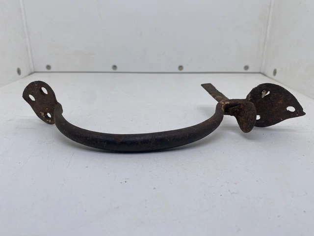 VTG Forged METAL Farm House Barn Door Pull Handle Primitive GATE ARCHITECTURAL