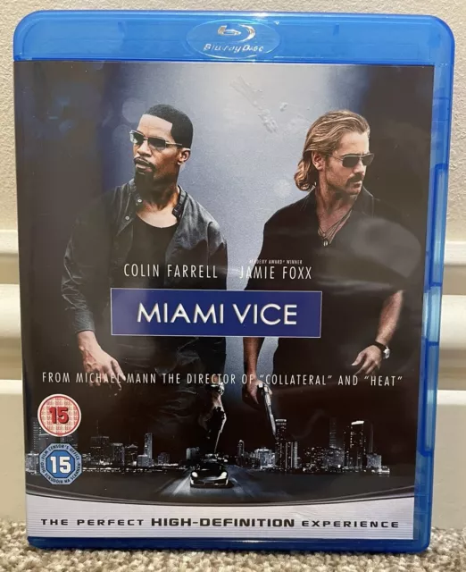 Miami Vice (2006) UK Region ABC Blu Ray Michael Mann Colin Farrell Jamie Foxx