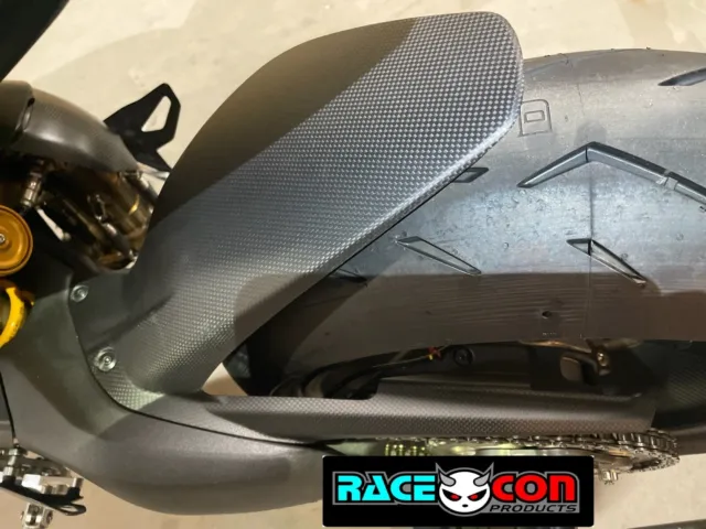 Ducati Panigale V4 V4S V4R carbon fibre rear hugger matt finish