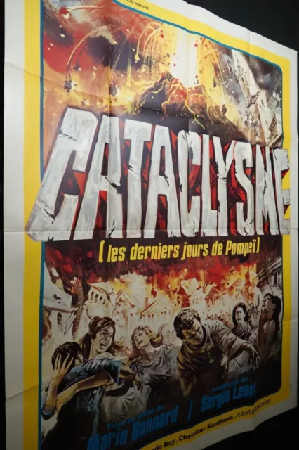 CATACLYSME les derniers jours de pompei !  sergio leone  affiche cinema