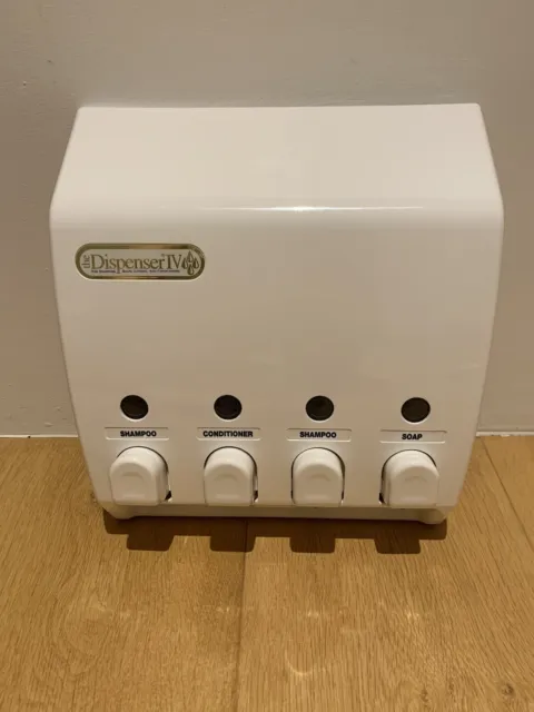 The Dispenser IV, dispensador de ducha 4 cámaras, precio de venta sugerido por el fabricante 50+ £