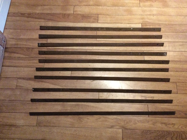 antique brass stair rods