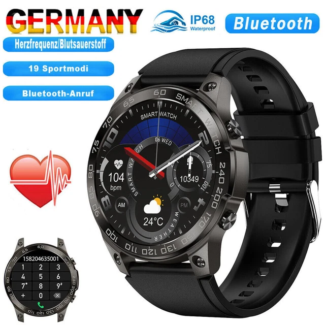 Anelli Intelligenti Per Le Donne, Impermeabile, Bluetooth Wireless Schermo Flip Pulsante Smart