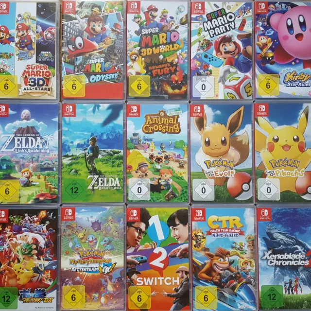 Nintendo Switch Spiele Mario Odyssey Party Zelda Pokemon Kirby uvm. Auswahl