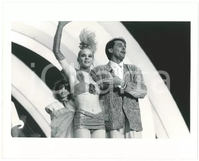 1987 RAI 1 Un disco per l'estate - Carlo MASSARINI Sara CARLSON Foto 25x20