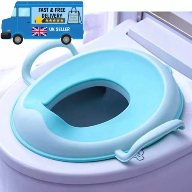 Baby Kids Toilet Seat Training Toddler Child Safe Potty Trainer Blue   UK    523