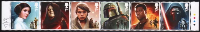 Royal Mail Stamp Sheet SIGNED at Star Wars Celebration by Artist Malcolm Tween