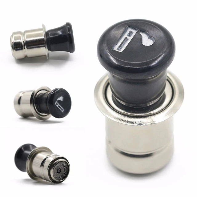 12v metall universelle auto rauchen zigarre feuerzeug steckdose - outlet.