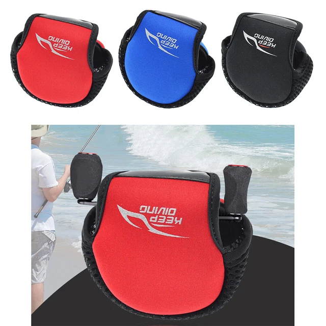 Neoprene Baitcasting Fishing Reel Protective Case Cover Pouch Storage Portable