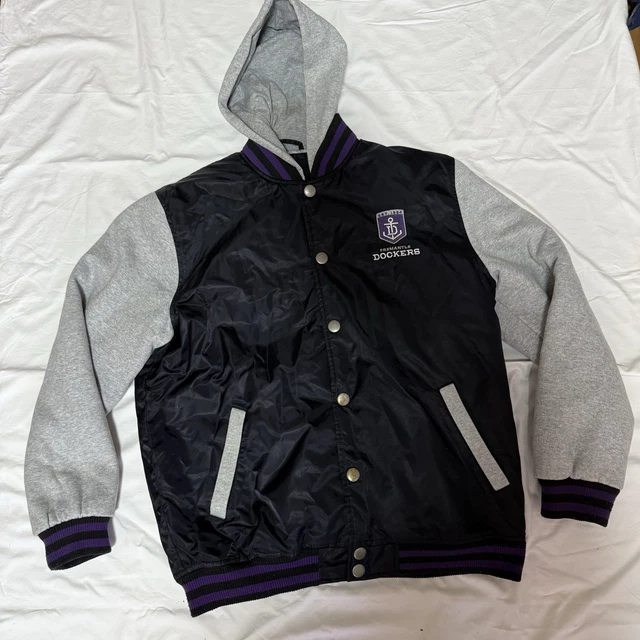 FREMANTLE DOCKERS AFL Jacket Hoodie Varsity Style – Size M