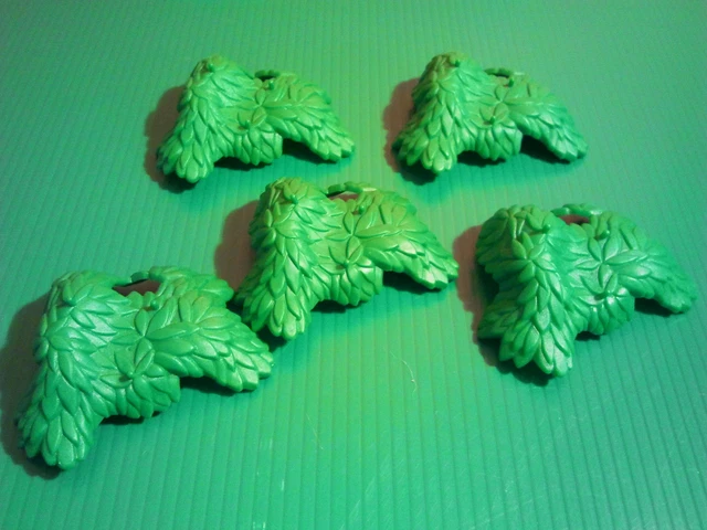 sympa 5 feuillage pour arbre playmobil (  maison , ville , verdure ) 0293