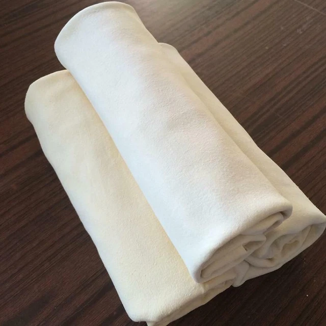 Vêtements de nettoyage en cuir chamois de différentes tailles pour tous vos be