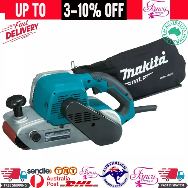 Makita Handheld Belt Sander MT Series 100mm (4") Dust Extraction 940W Power Tool