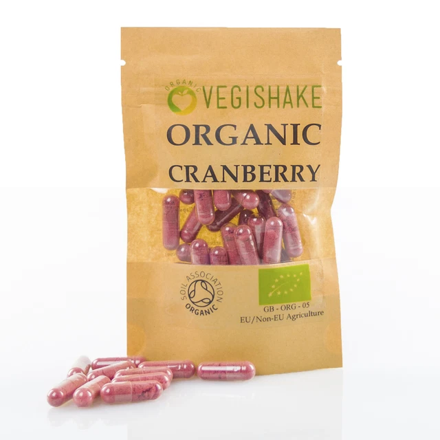 ORGANIC CRANBERRY HPMC Capsule Bladder Blood Pressures Vegan Halal