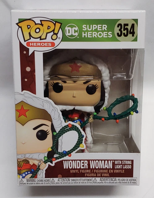 Funko Pop DC Super Heroes Wonder Woman With String Light Lasso (Christmas) #354