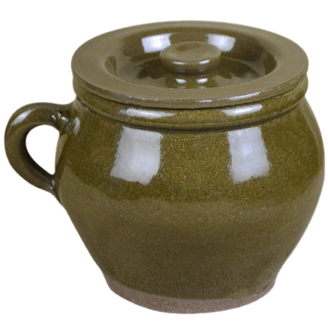 Rodamiento de cerámica frasco aceite de manteca soporte de almacenamiento junta frasco chile vidrio de almacenamiento de aceite