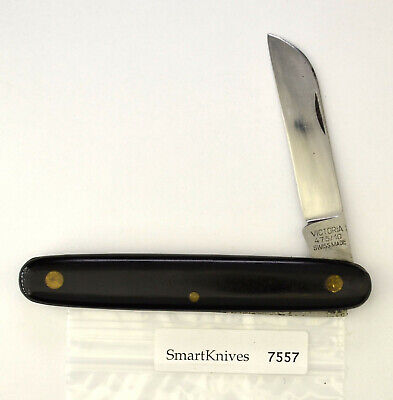 Victorinox Gardener Swiss Army knife (black)- used, VG vintage Victoria #7557