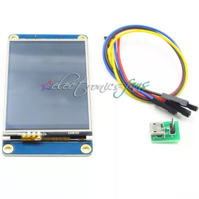 Nextion 2.4" USART HMI TFT Touch LCD Display Modul Für Himbeere Pi Arduino ASS