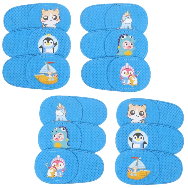 12 pz maschera occhi allenamento patch singole non tessute portatili