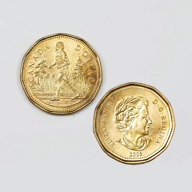2005 Canada 1 Dollar Canadian Commemorative coin Elizabeth II - Terry Fox