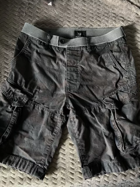 Jet Lag Cargo Shorts 30 Camo Cotton Casual Mens Pre-owned Free Shipping!