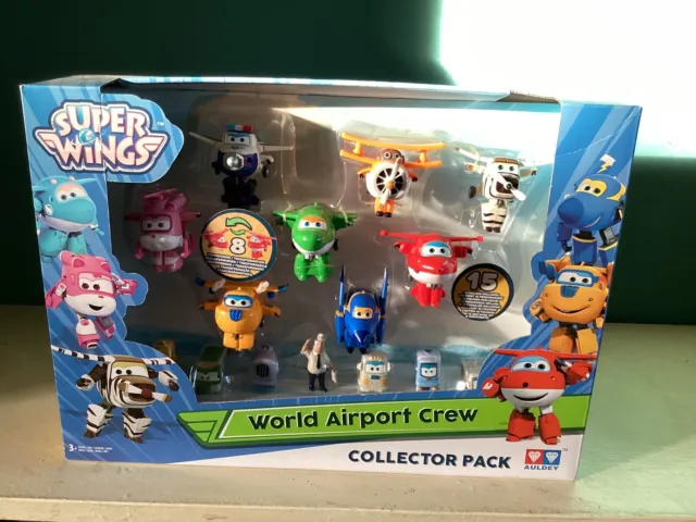 Super Wings World Airport Crew Collector's Pack by Auldey