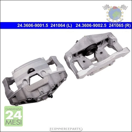 Pinza freno Assale posteriore Sx (1 pistoni) 34SKV033 ESEN SKV per AUDI VW SEAT