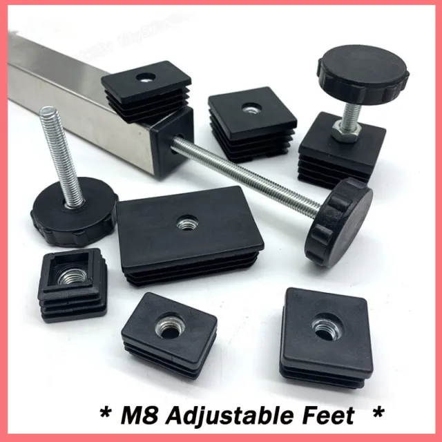 Adjustable Foot Leg Furniture Feet Sets Screws+Nuts Leveler Foot Table Leg Chair