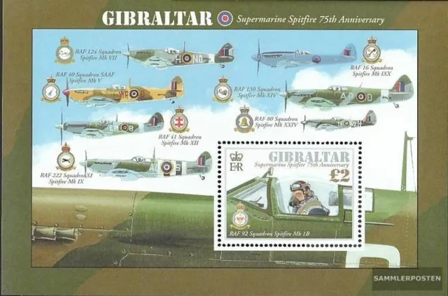Gibraltar Block103 (kompl.Ausg.) postfrisch 2011 Spitfire Flugzeuge