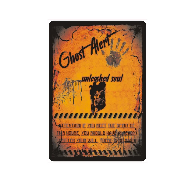 PANNEAU PANNEAU D'INDICATION indication "Ghost Alert unleashed Soul