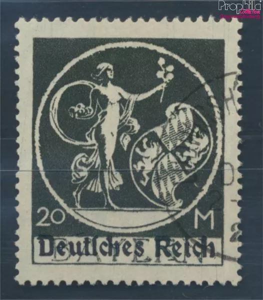 Briefmarken Deutsches Reich 1920 Mi 138II geprüft, R von REICH nicht einge(81121