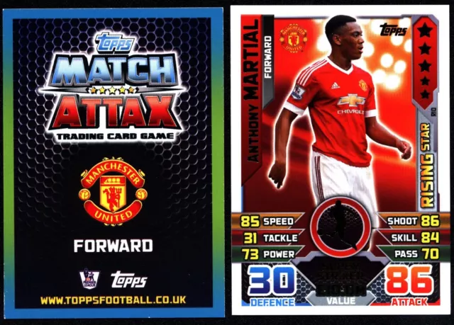 Match Attax 2015/16 EXTRA  Rising Stars *Please Choose Cards*