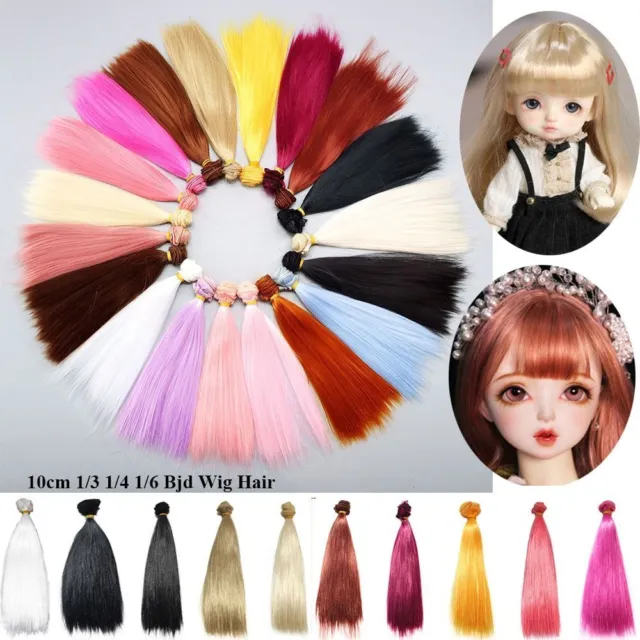 Wire Synthetic Fiber Long Straight Doll Wigs Wig Hair DIY Dolls Accessories