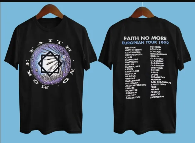 Faith No More Band European Tour 1992 *2side Shirt Funny Vintage Gift For Men