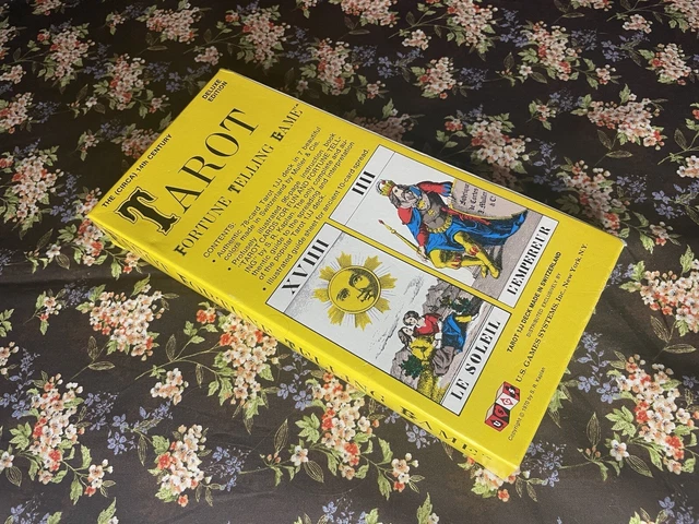 Tarot Fortune Telling Game Deluxe Edition 1970 1JJ Swiss Tarot Cards Never Open Tarot Fortune Telling Game Deluxe Edition 1970 1JJ Swiss Tarot Cards Never Open