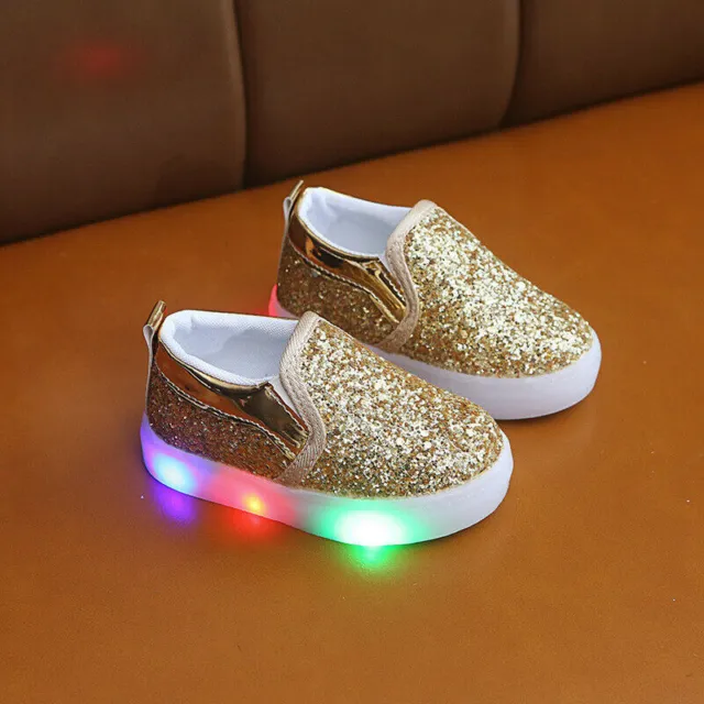 Kids Led shoe  Girls Trainers  Light Up Casual Shoes Luminous Flashing Sneakers