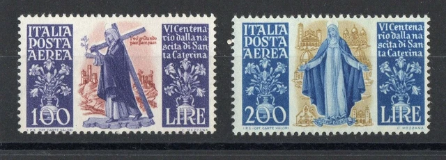 ITALIE: SERIE DE 2 TIMBRES P.A. NEUF** N°129/130 Cote: 180,00 €