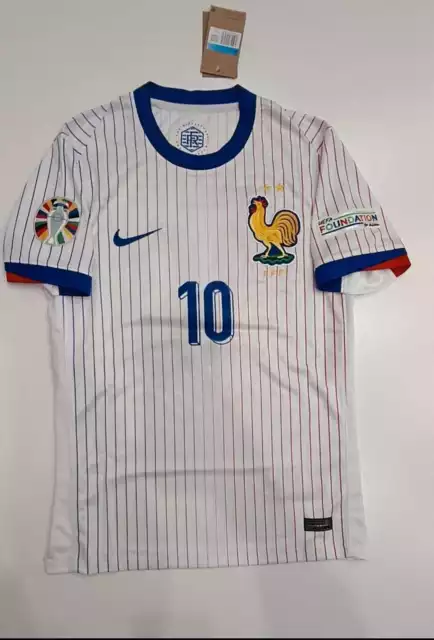 Authentique Nouveau Maillot Equipe De  France Exterieur Euro24