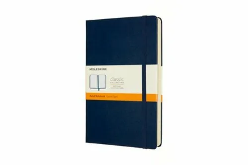 Moleskine Notebook, Expanded, Large, Ruled, Sapphire Blue, Hard Cover (5 X 8.25)